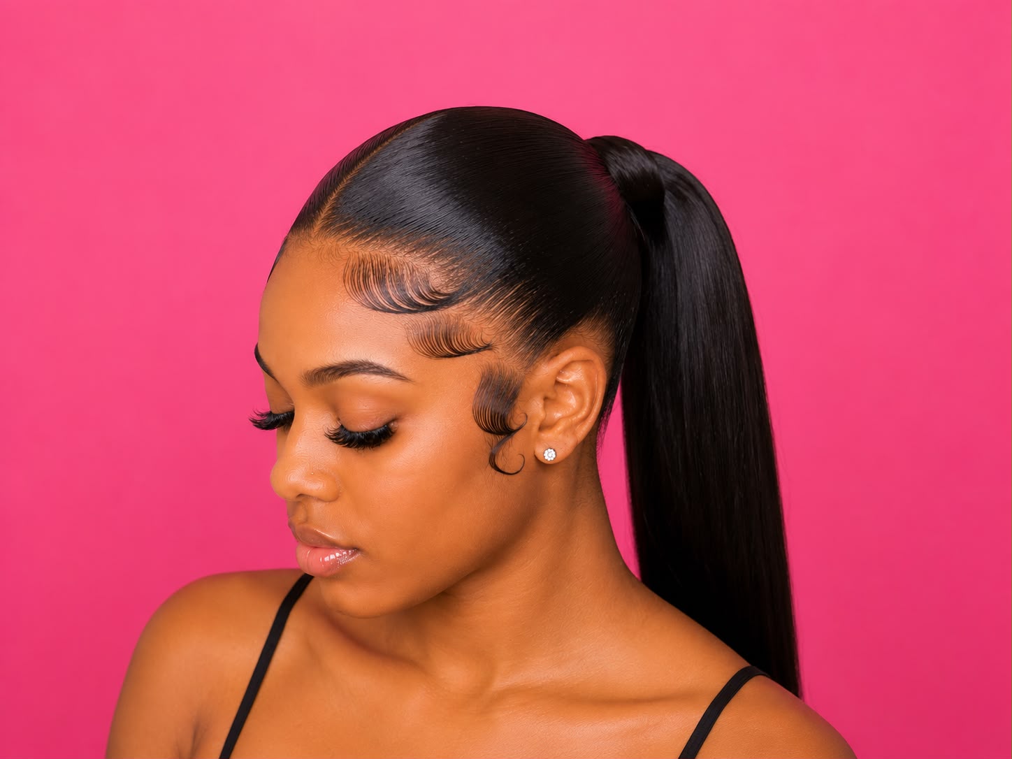 Basic Sleek Ponytail Own Hair